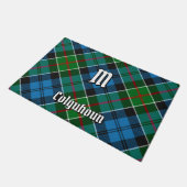 Clan Colquhoun Tartan Deurmat (Schuin)