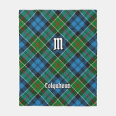 Clan Colquhoun Tartan Fleece Deken (Voorkant)