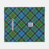 Clan Colquhoun Tartan Fleece Deken (Voorkant (Horizontaal))