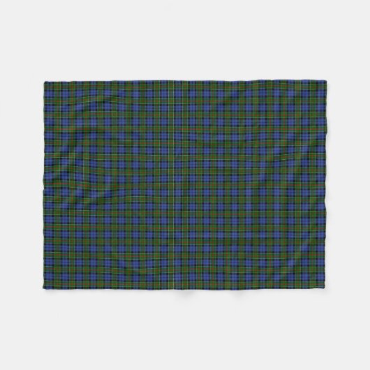 Clan Colquhoun Tartan Fleece Deken (Voorkant (Horizontaal))