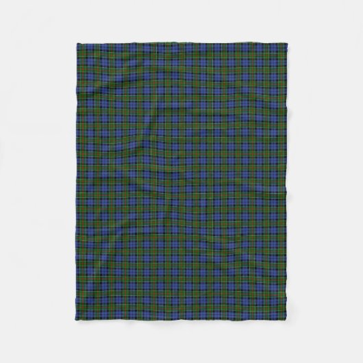 Clan Colquhoun Tartan Fleece Deken (Voorkant)