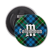 Clan Colquhoun Tartan flesopener Button Flesopener (Voorkant)