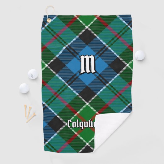 Clan Colquhoun Tartan Golfhanddoek (Insitu)