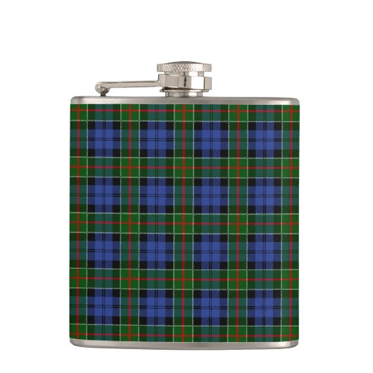 Clan Colquhoun Tartan Heupfles (Voorkant)