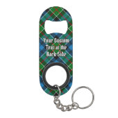 Clan Colquhoun Tartan Mini Flessenopener (Achterkant)
