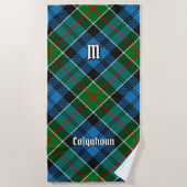 Clan Colquhoun Tartan Strandlaken (Voorkant)