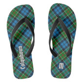 Clan Colquhoun Tartan Teenslippers (Voetbed)