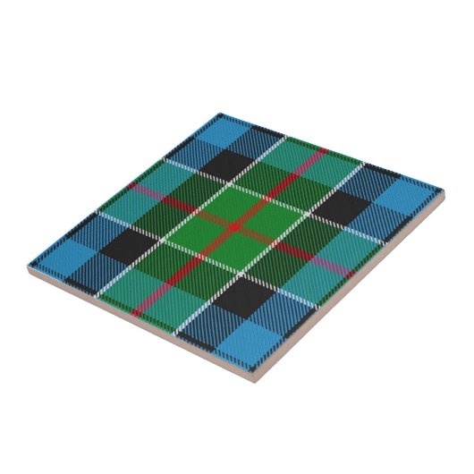 Clan Colquhoun Tartan Tegeltje (Zijkant)
