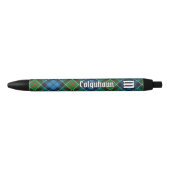 Clan Colquhoun Tartan Zwarte Inkt Pen (Voorkant)