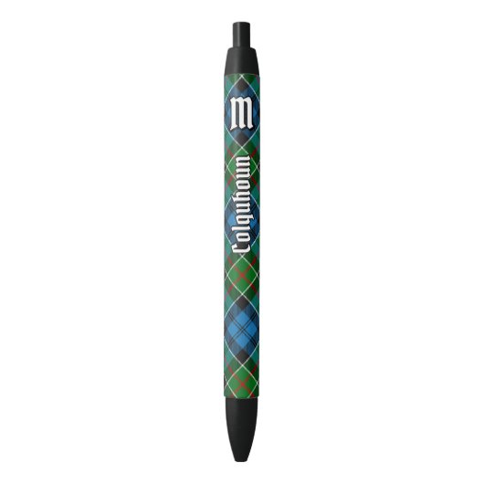 Clan Colquhoun Tartan Zwarte Inkt Pen (Voorkant Verticaal)