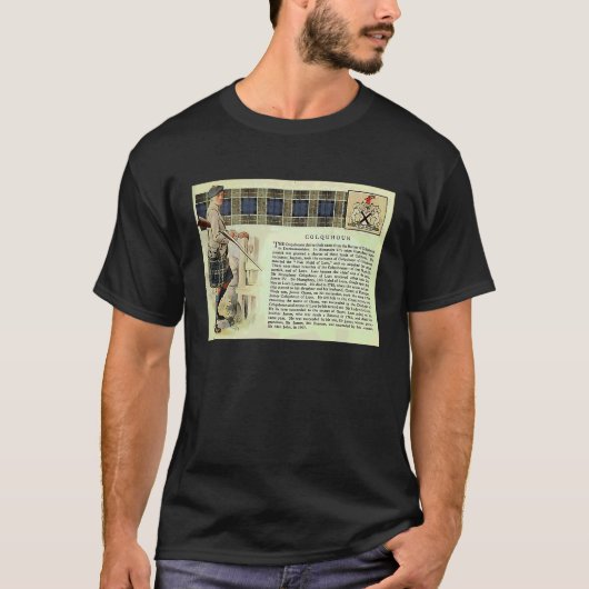 Clan Colquhoun Wijn T-shirt (Voorkant)