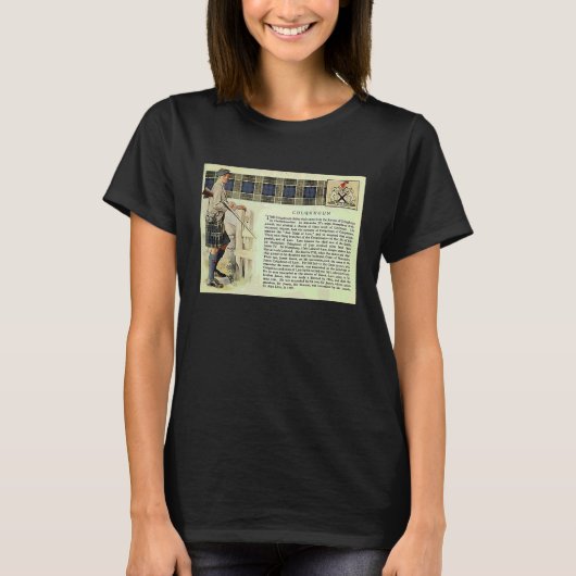 Clan Colquhoun Wijn T-shirt (Voorkant)
