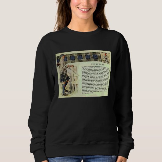 Clan Colquhoun Wijn Trui (Voorkant)
