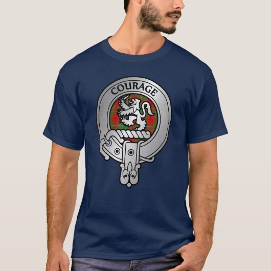 Clan Comyn | Cumming Crest & Tartan T-shirt (Voorkant)