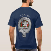 Clan Comyn | Cumming Crest & Tartan T-shirt (Achterkant)