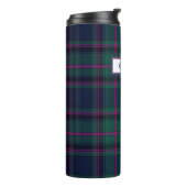 Clan Cooper Plaid Custom Thermal Tumbler Thermosbeker (Gedraaid links)
