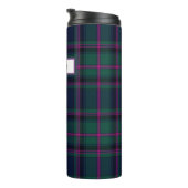 Clan Cooper Plaid Custom Thermal Tumbler Thermosbeker (Geroteerd rechts)