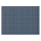 Clan Cooper Tartan Groen en Blauw Schots Plaid Tafelkleed (Voorkant (Horizontaal))