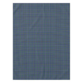 Clan Cooper Tartan Groen en Blauw Schots Plaid Tafelkleed (Voorkant)