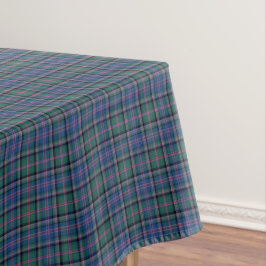 Clan Cooper Tartan Groen en Blauw Schots Plaid Tafelkleed