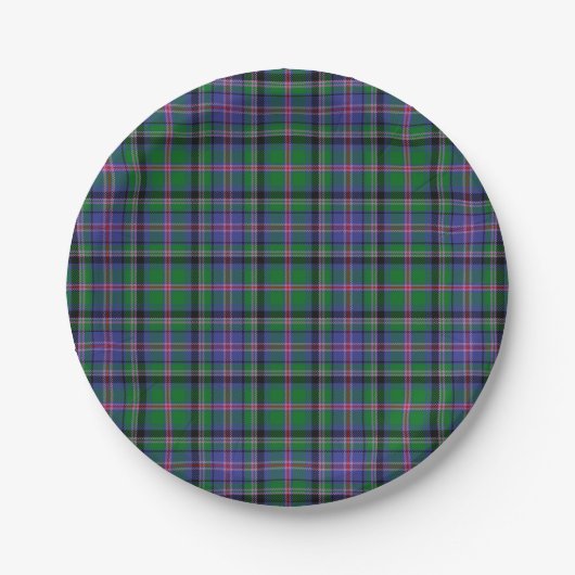 Clan Cooper Tartan Papieren Bordje (Voorkant)