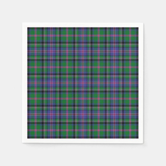 Clan Cooper Tartan Plaid Servetten (Voorkant)
