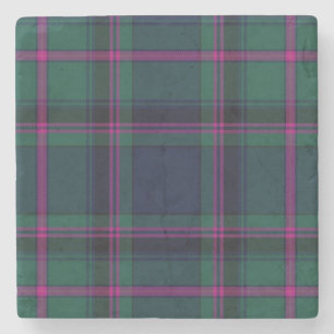 Clan Cooper Tartan Pset Stone Onderzetter