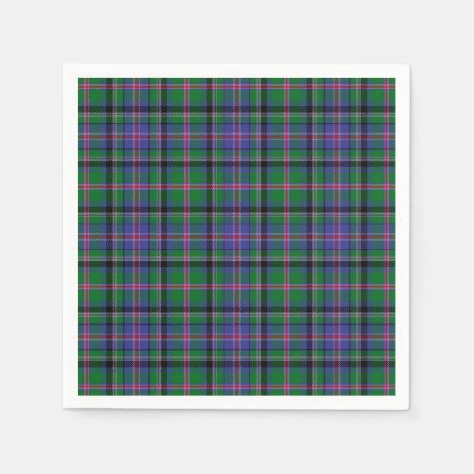 Clan Cooper Tartan Servet (Voorkant)