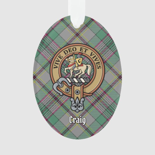 Clan Craig Crest Ornament (voorkant)