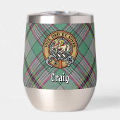 Clan Craig Crest over Tartan (Voorkant)