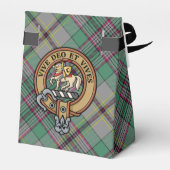 Clan Craig Crest over Tartan Favor Box Bedankdoosjes (Achterkant)