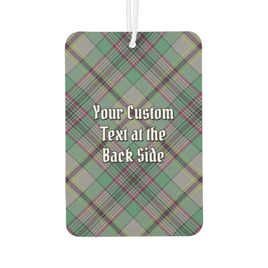 Clan Craig Crest over Tartan Luchtverfrisser (Achterkant)