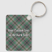 Clan Craig Crest over Tartan Sleutelhanger (Achterkant)
