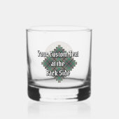 Clan Craig Crest over Tartan Whisky Glas (Achterkant)