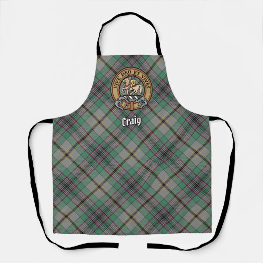 Clan Craig Crest Schort (Voorkant)
