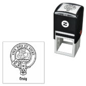 Clan Craig Crest Self-Inking Stamp Zelfinktende Stempel (In situ)