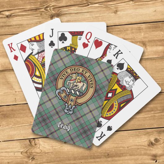 Clan Craig Crest-speelkaarten Pokerkaarten
