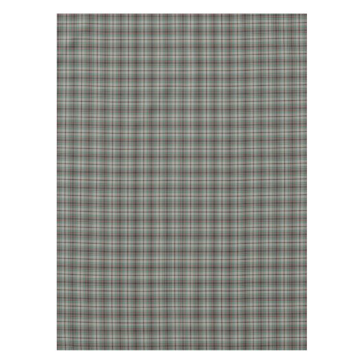 Clan Craig Grey en Groene Schotse Tartan Tafelkleed (Voorkant)