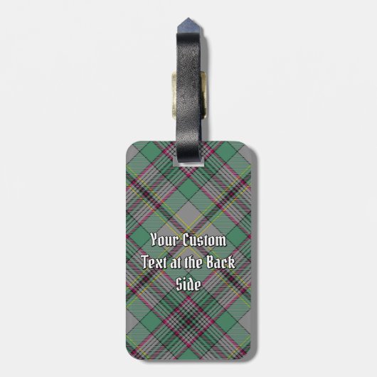 Clan Craig Tartan Bagagelabel (Achterkant verticaal)