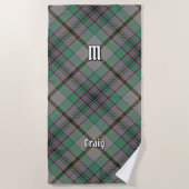Clan Craig Tartan Beach Towel Strandlaken (Voorkant)
