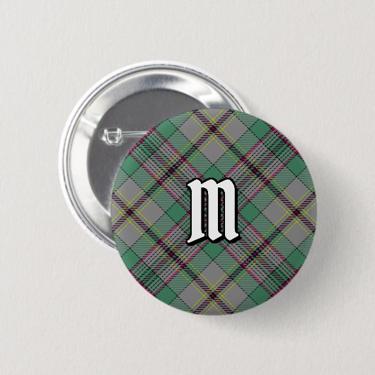 Clan Craig Tartan Button (Voorkant /achterkant)