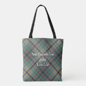 Clan Craig Tartan Canvas tas (Achterkant)