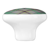 Clan Craig Tartan Ceramic Knob Keramische Knop (Zijkant)