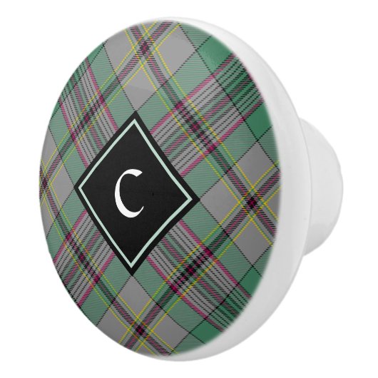 Clan Craig Tartan Ceramic Knob Keramische Knop (Rechts)