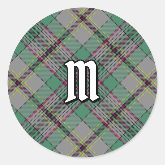 Clan Craig Tartan Classic Round Sticker (Voorkant)
