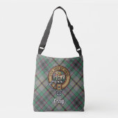 Clan Craig Tartan Crossbody Tas (Voorkant)