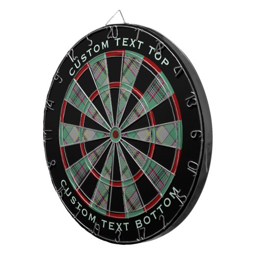 Clan Craig Tartan Dart Board Dartbord (Voorkant Rechts)