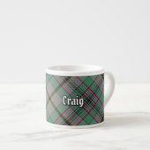 Clan Craig Tartan Espresso Kop (Voorkant rechts)