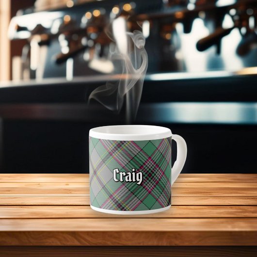 Clan Craig Tartan Espresso Kop