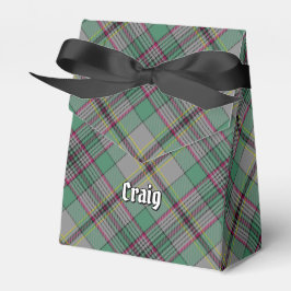 Clan Craig Tartan Favor Box Bedankdoosjes